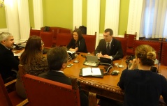 28 October 2015 /  The Head of the National Assembly’s delegation to the EU-Serbia SAPC and the representatives of the National Convention on the EU